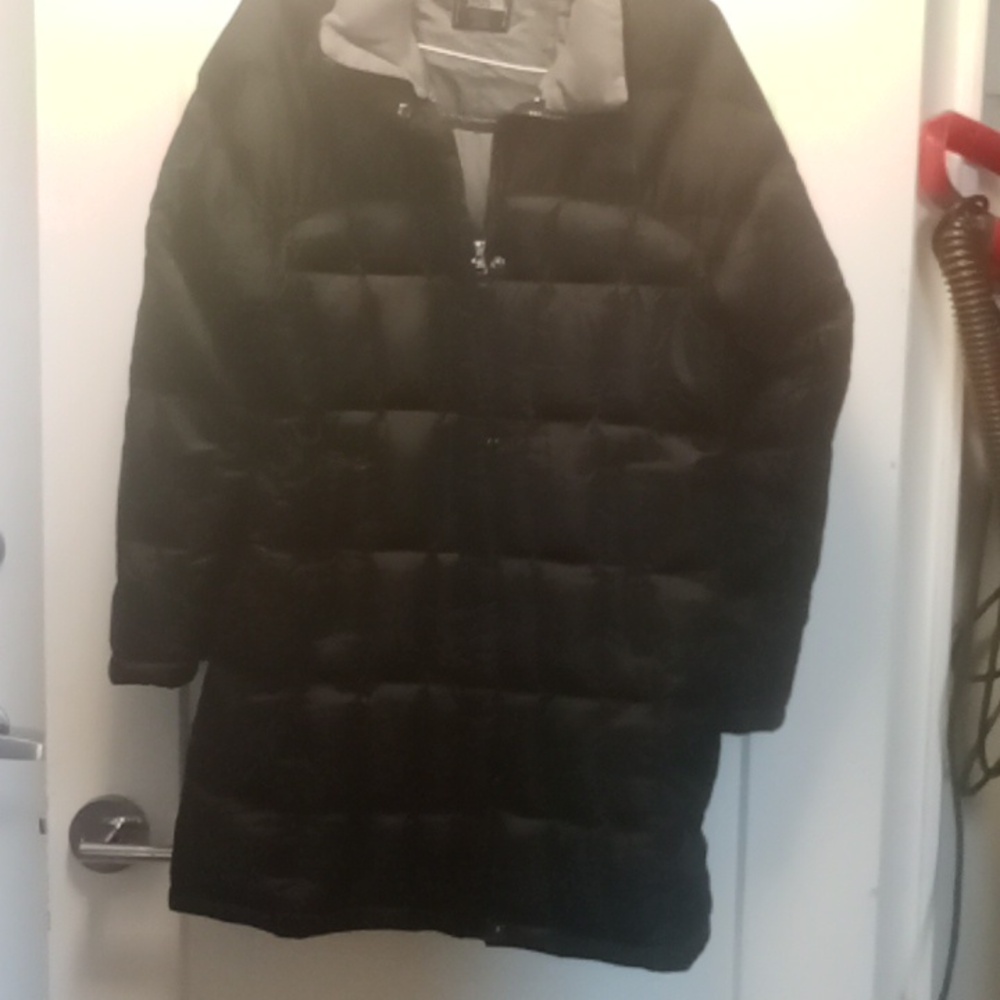 The North Face Black and Gray Puffer JacketGirls Large ( I Am Adult 5'8" AndFits